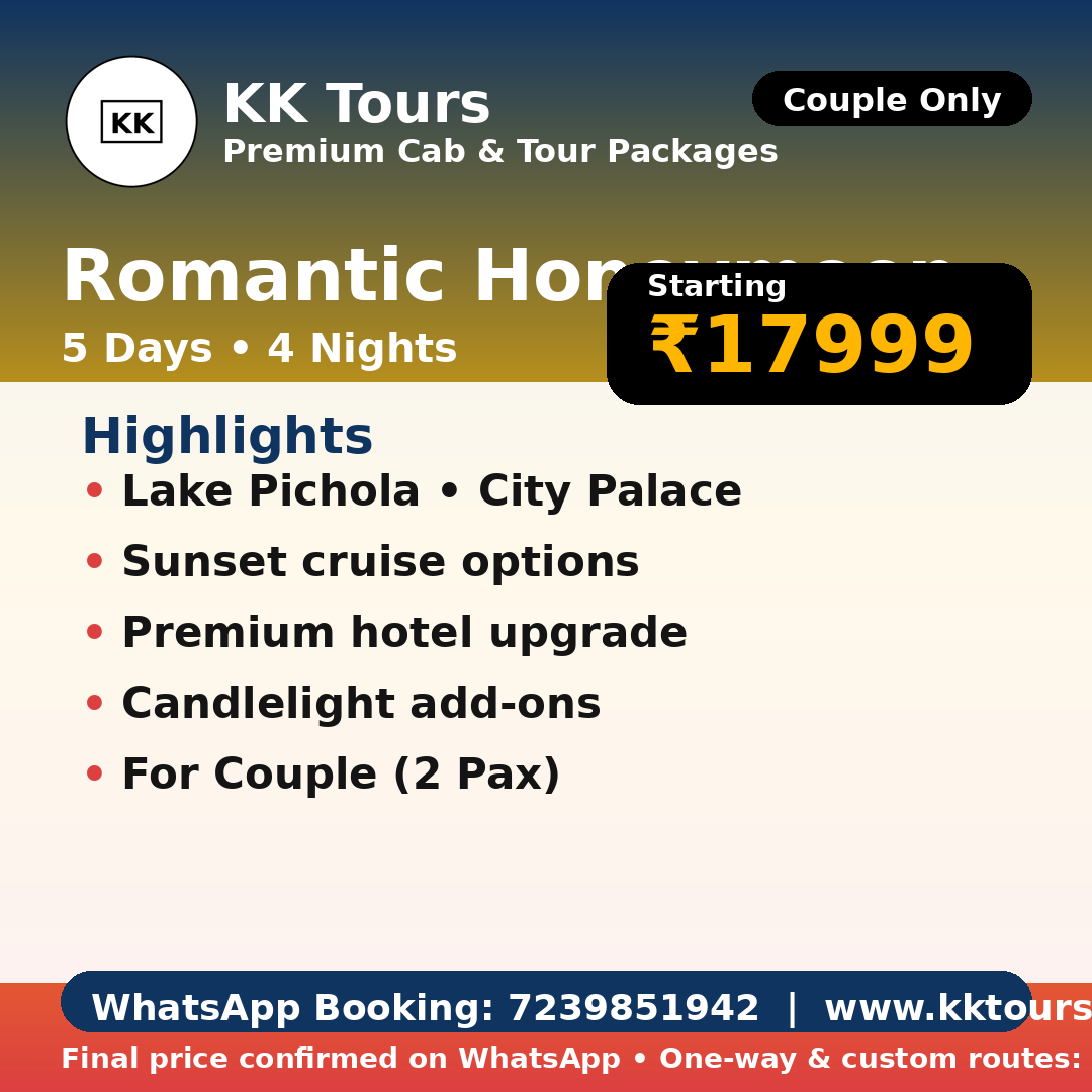 Romantic Honeymoon Package (Couple)