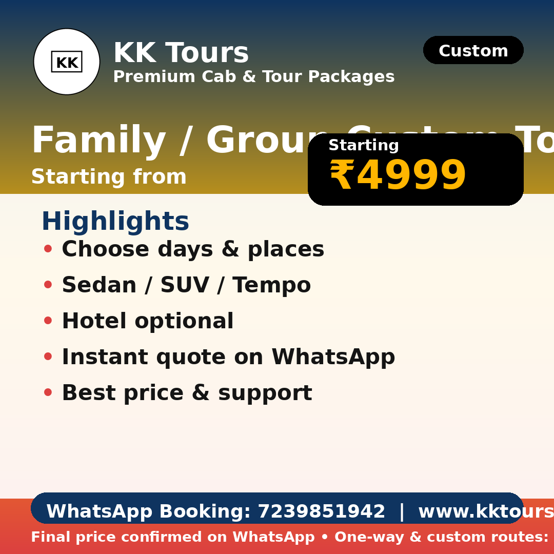 Family / Group Custom Package